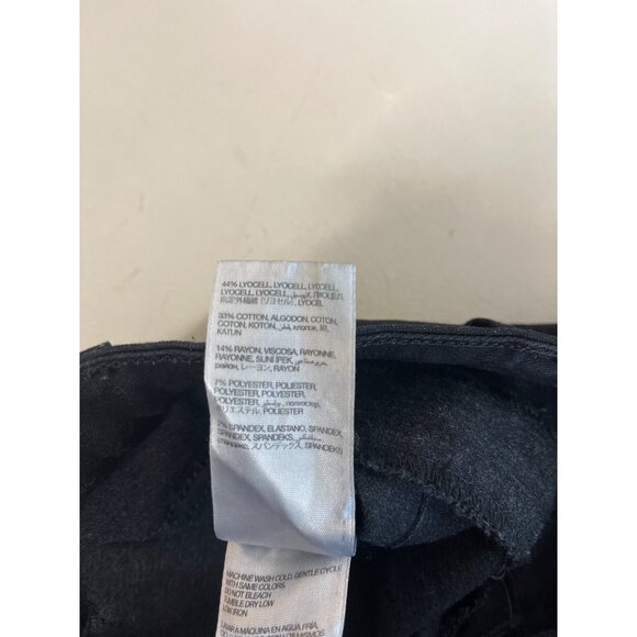 Bebe Women's Modern BlackJeans With Satimnless Steel Zippers Sz 26 - Picture 6 of 7